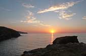 Sunset in Port Gaverne